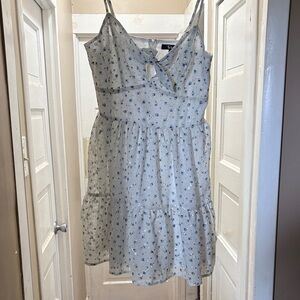 Trixxi Blue Floral Dress